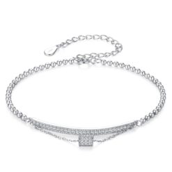 Wholesale Luxury 925 Sterling Silver Romantic Adjustable Bracelets