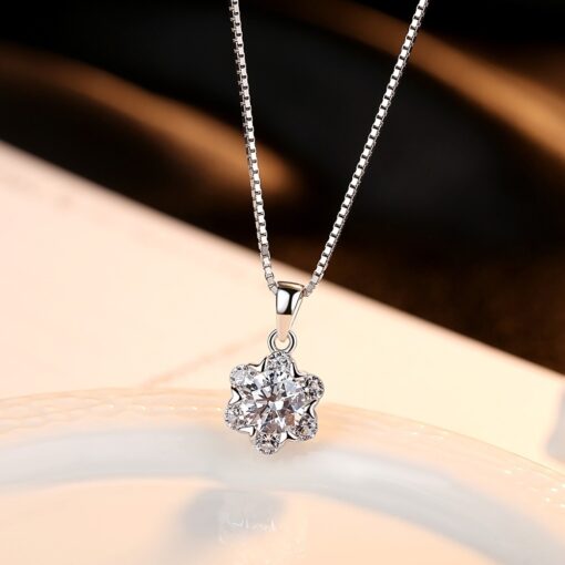 Wholesale Luxury Genuine 925 Sterling Fashion Necklace 4
