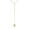 Wholesale Luxury Long Silver Necklace Cubic Zirconia
