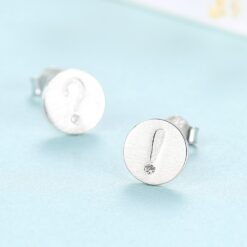 Wholesale New 925 Sterling Silver Symbols Fashion earrings 2