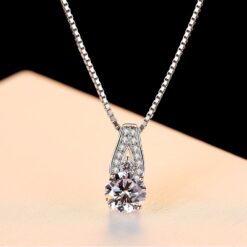 Wholesale New Fashion Women Genuine Real 925 Sterling Silver Necklaces 1