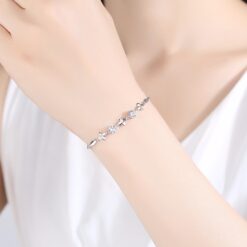 Wholesale New Style Beautiful Women Silver Bracelet 2