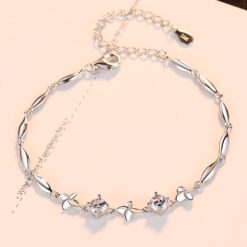 Wholesale New Style Beautiful Women Silver Bracelet 4