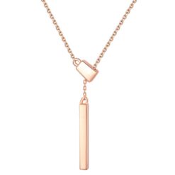 Wholesale Rose Gold Plated 925 Sterling Silver Necklace
