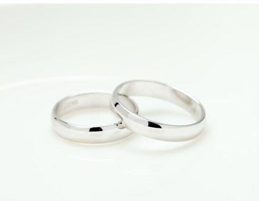Wholesale S925 Sterling Silver Love forever Couple rings 3