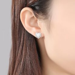 Wholesale S925 Sterling Silver Stud Earrings Minimalist 2