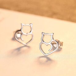 Wholesale Sterling Silver 925 Jewelry Earring Hollow 4