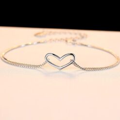 Wholesale Stylish Heart Design 925 Sterling Silver 3