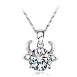 Wholesale Taurus 925 sterling silver jewelry necklaces
