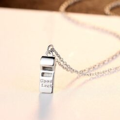 Wholesale Whistle Shape Cool 925 Silver Necklace 2