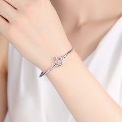Wholesale Women Crown cz 925 silver bracelet 2
