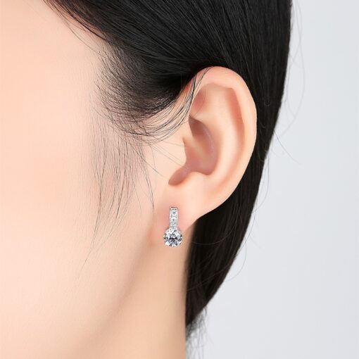 Wholesale factory direct sale cubic zirconia diamond stud earrings 1