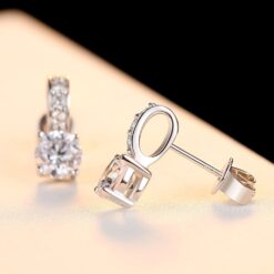 Wholesale factory direct sale cubic zirconia diamond stud earrings 3