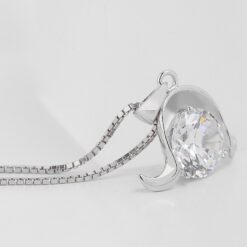 Wholesale silver jewelry twelve constellations zircon necklace 3