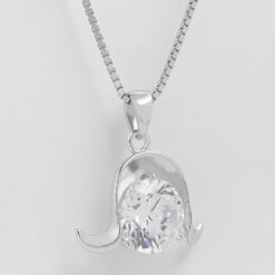 Wholesale silver jewelry twelve constellations zircon necklace 4