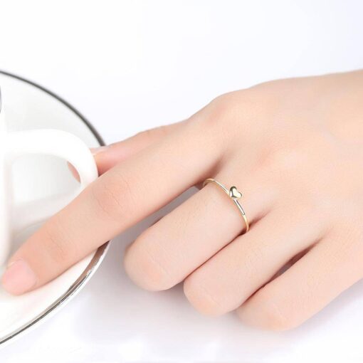 14K Gold Heart Shape Ring Wedding Jewelry Wholesale 2