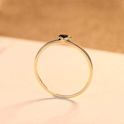 14K Gold Heart Shape Ring Wedding Jewelry Wholesale 5