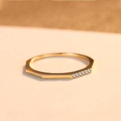 14K Solid Gold Wedding Rings Jewelry Wholesale 3