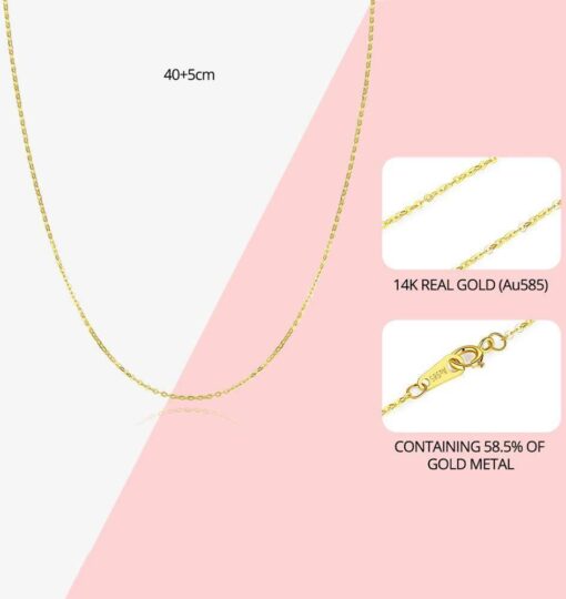 14k Gold Filled Chain Necklace for Women 1