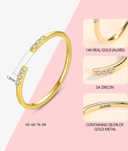 14k Gold Lab Diamond Engagement Rings 1