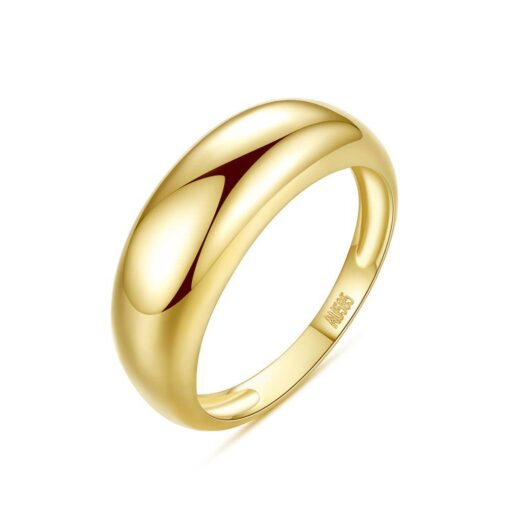 14k Gold Ring Classic Simple Design Women Fine Jewelry