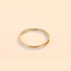14k gold round engagement ring for couples wedding 5
