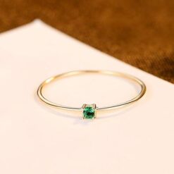 Gem Stone Jewelry 14k Gold Natural Diamond Engagement Rings 5