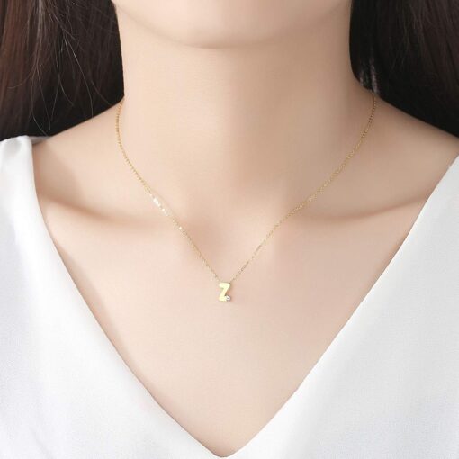 Pure 14k Gold Filled Necklace with Cubic Zircon Diamond Pendant 1