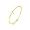 Simple Bar Design 14K Solid Yellow Gold Wedding Ring