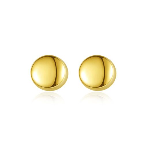 Solid 14K Gold Earrings Korean Style