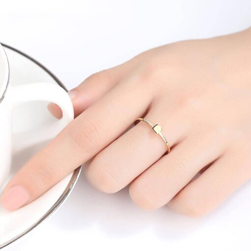 Special Luxury 14K Yellow Gold Ring for Women 2