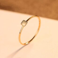 Special Luxury 14K Yellow Gold Ring for Women 3