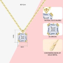 Square Shaped Necklace for Women Factory Wholesale 1