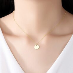 Stylish 14K Solid Gold Necklace Wholesale 2