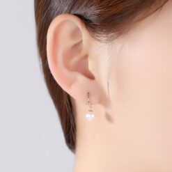 18k-Gold-Circle-Earrings-Natural-Pearl-Drop-Earrings-1
