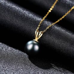 Elegant-Natural-Pearl-18K-Gold-Luxulry-Pendant-Necklace-11