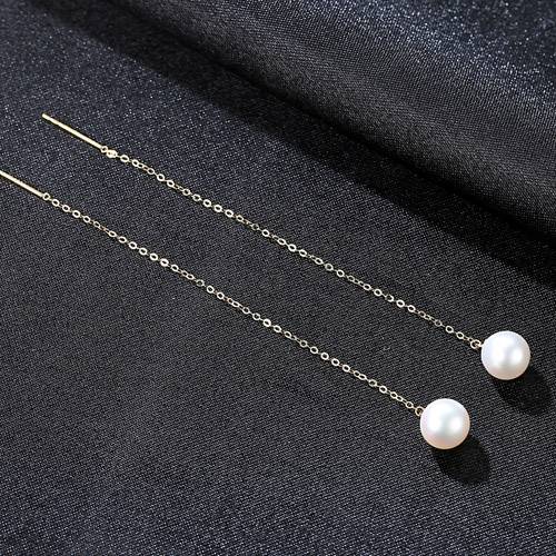 Freshwater Pearl-18K-Gold-Chain-Drop-Earrings-wholesale-6